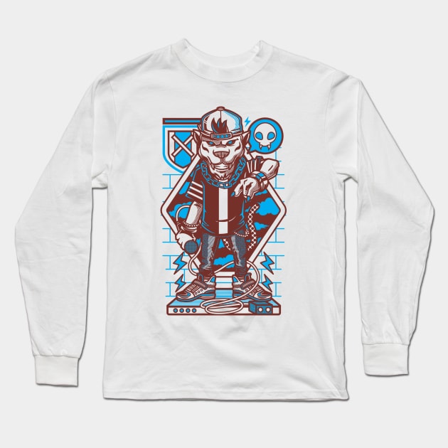 Hiphop boy Long Sleeve T-Shirt by Arcoart